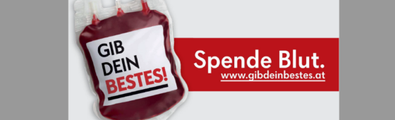 7. April: Spende Blut